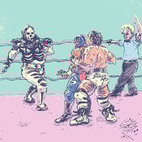 Image 1 of MOTW 110: La Parka, Silver King & Psychosis vs. Rey Mysterio Jr, Juventud & Garza