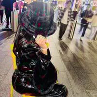 Image 3 of Deluxe Plush Bucket Hat BLACK