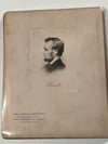 #131-CIVIL WAR SALE: HANDSOME ENGRAVING OF LINCOLN PUBLISHED IN 1909 FOR THE CENTENNIAL OF HIS BIRTH