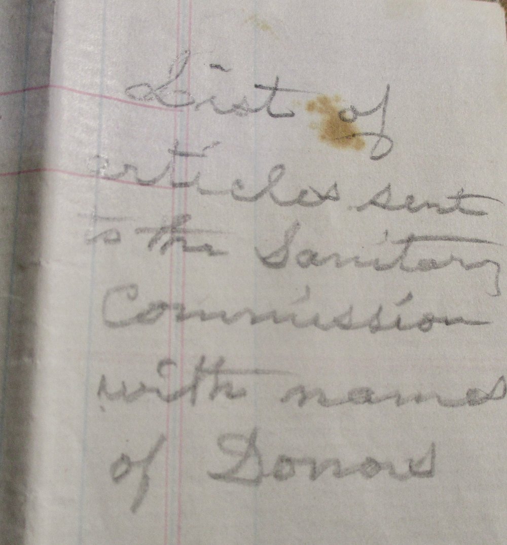 #129-CIVIL WAR SALE: SANITARY COMMISSION APPEAL + 2nd LETTER & LIST OF DONATIONS, 4 ITEMS