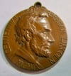 #128-CIVIL WAR SALE: MEDAL ISSUED IN 1909 CELEBRATING LINCOLN'S BIRTH