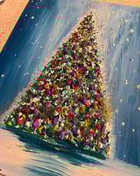 Image 1 of Christmas Tree Canvas - Sip & Paint Friday 21st November 