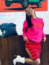 Image 2 of LA NATIVE Fuchsia Sweatshirt 