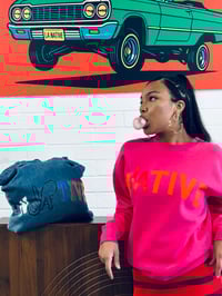 Image 1 of LA NATIVE Fuchsia Sweatshirt 