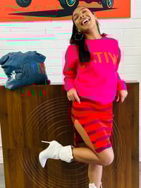Image 3 of LA NATIVE Fuchsia Sweatshirt 