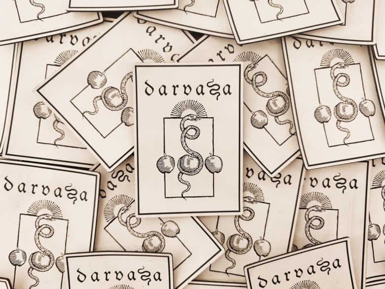 Image of "We Are Him" WHITE Leather Patch