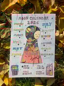 Image of A3 Moon Calendar 2026