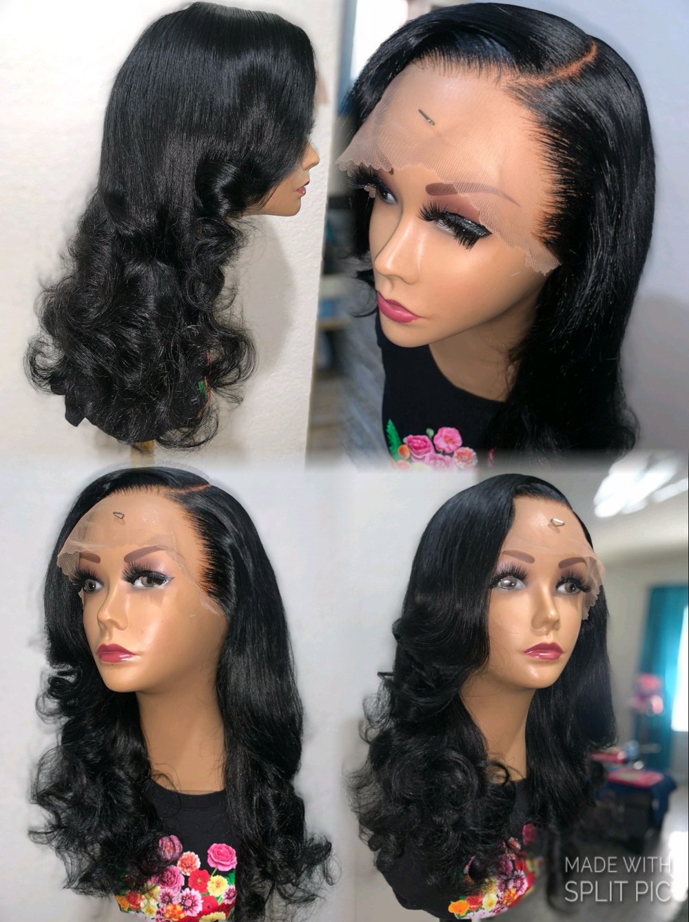 Image of 22 Inch HD Layered Body Wave Lace Frontal Wig 