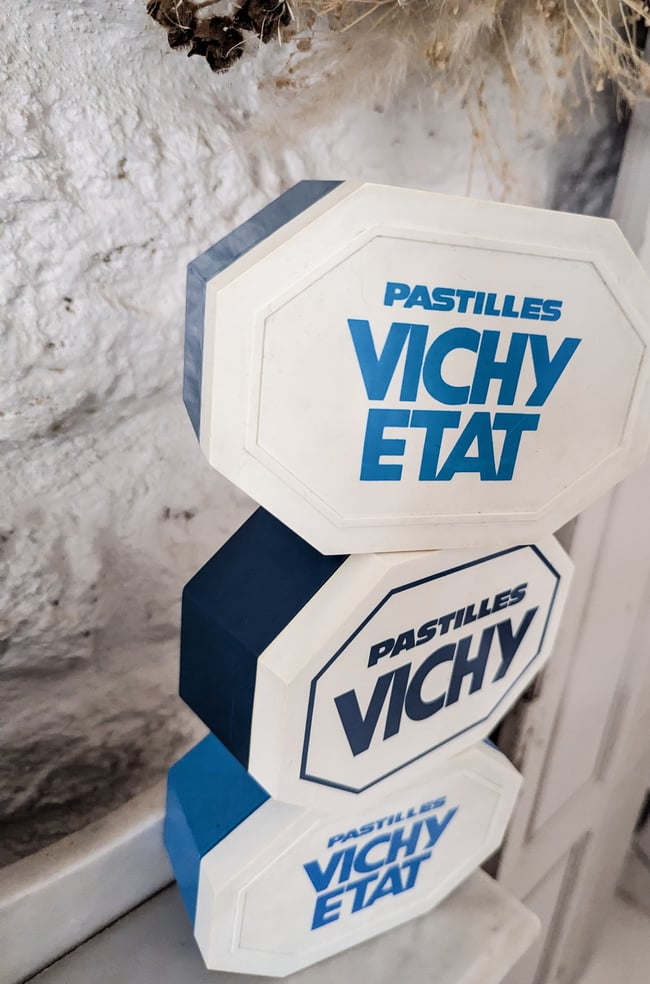 Boîtes pastilles Vichy 