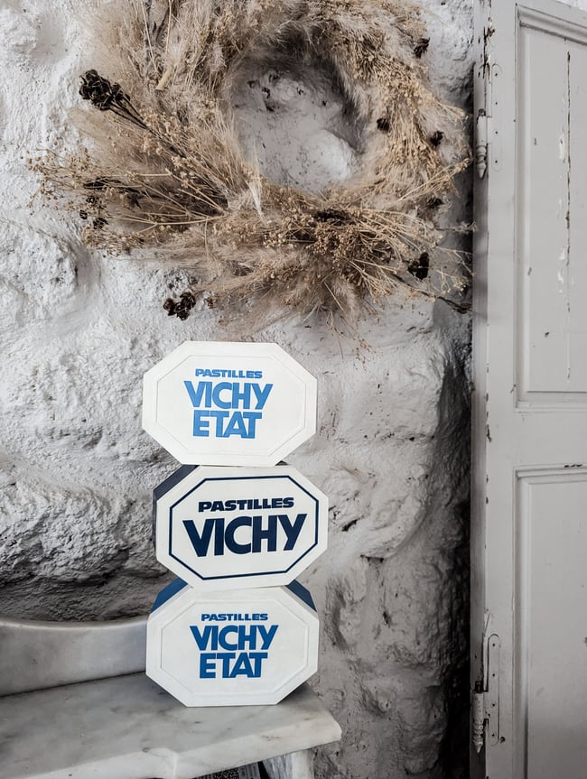 Boîtes pastilles Vichy 