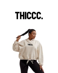 Image 3 of WOMENS OVERSIZED CROPPED HOODIE