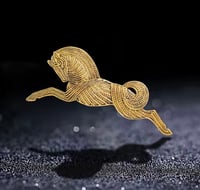 Image 3 of “Golden Gallop” Brooch
