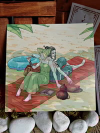 Image 1 of Print Summer beach