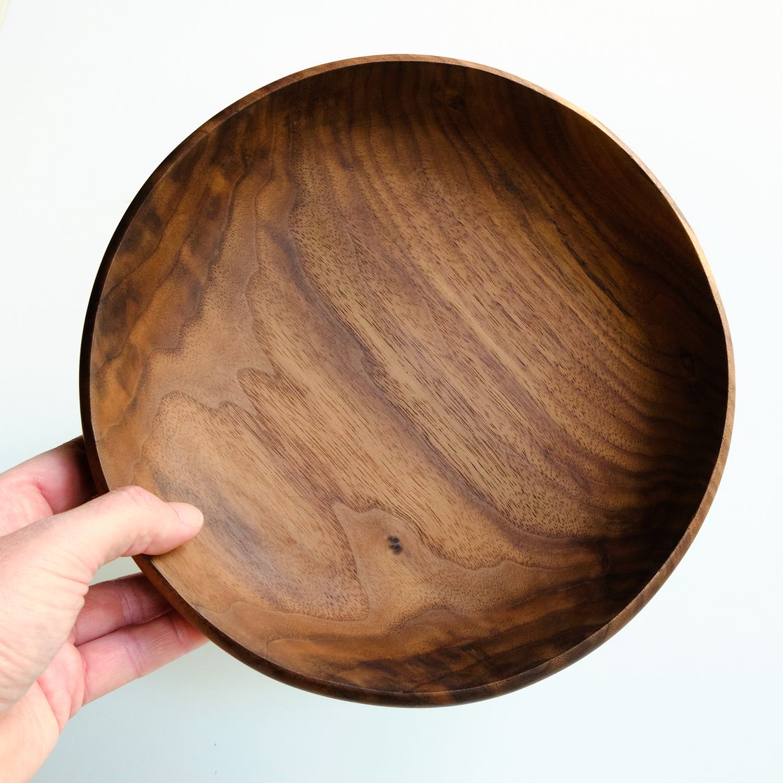 Image of Footed Bowl, Black Walnut - LBL002