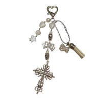 Image 1 of Cross/Skull Keychain