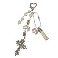 Image 2 of Cross/Skull Keychain
