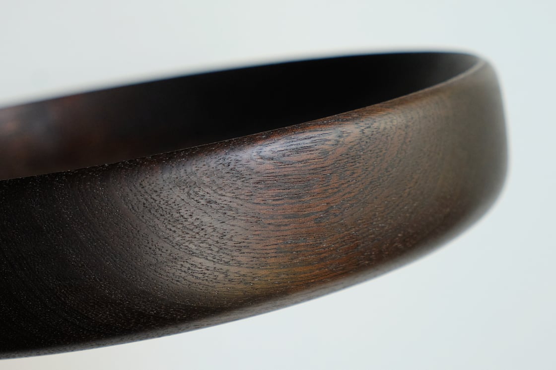 Image of Ebonised Shallow Bowl - MBL001