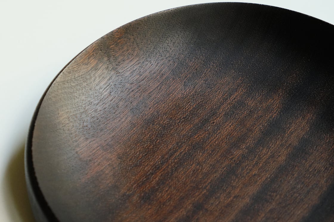 Image of Ebonised Shallow Bowl - MBL001