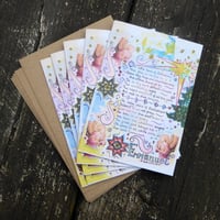 Image 2 of Pack of 5 Christmas Cards - Bethlehem