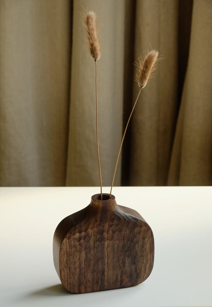 Image of Black Walnut Bud Vase - CBV003