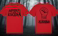 Image 1 of 2LEGSBAD "Apoya La Escena" shirt  rot/weiß
