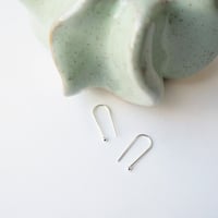 Image 4 of *NEW* Small Arc Earrings in Gold