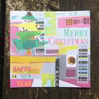 Image 2 of  Pack of 5 Christmas Cards  - Christmas Collage