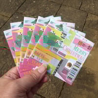 Image 1 of  Pack of 5 Christmas Cards  - Christmas Collage