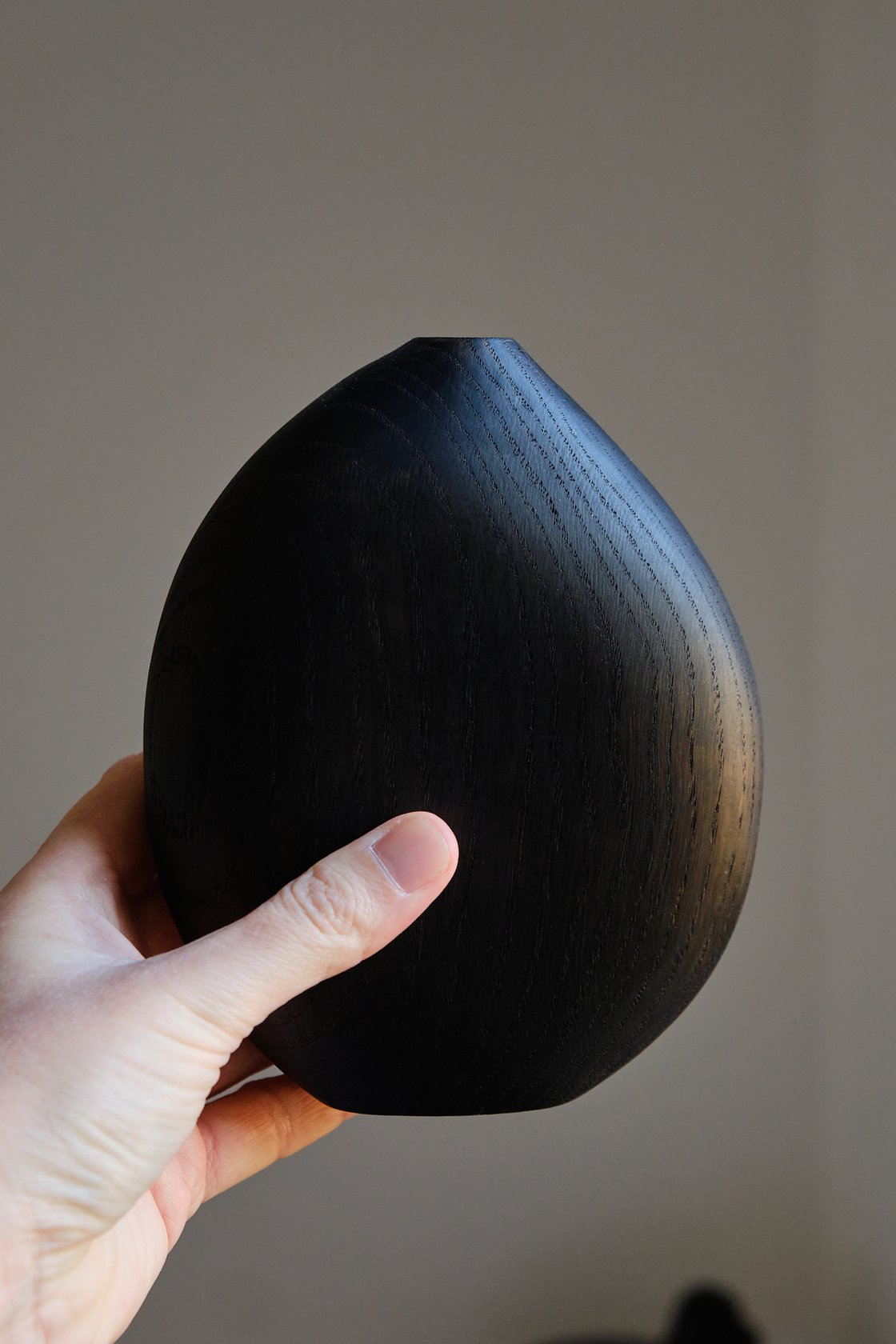 Image of Charred Oak Vase - TBV005