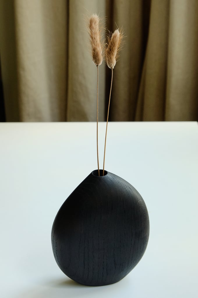 Image of Charred Oak Vase - TBV005