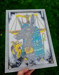 Image 1 of Ornate Anubis inktober original