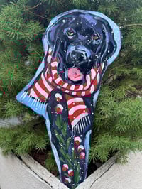 Holiday Garden Lab Fairy Black Chunky Scarf