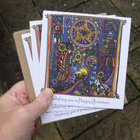 Image 1 of Pack of 3 Large Christmas Cards - Nativity