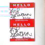 Image of Hello my name is KNOWN sticker 