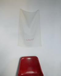 Image 1 of SPOILT Hand Embroidered Irish Linen Tea Towel