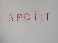 Image 2 of SPOILT Hand Embroidered Irish Linen Tea Towel