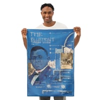 Image 3 of The Blueprint "26 x 36"  Fine Art Tapestry