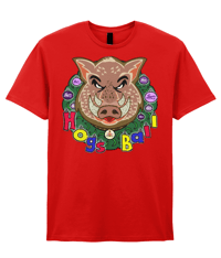 Hogs Ball Logo T-shirt - Red