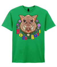 Hogs Ball Logo T-shirt - Green