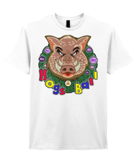 Hogs Ball Logo T-shirt - White