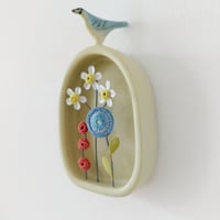 Image 2 of Ceramic Bird on Arched Frame