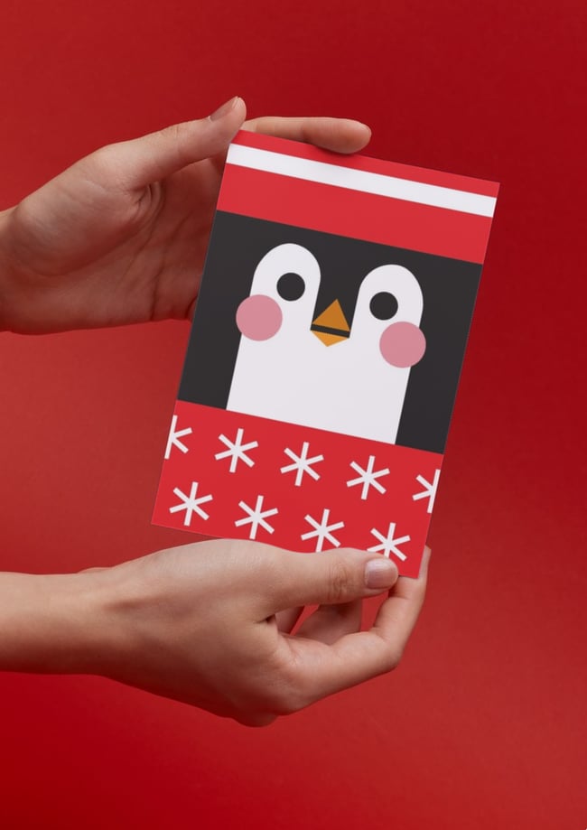 Pack of 10 Stanley Chow Christmas cards