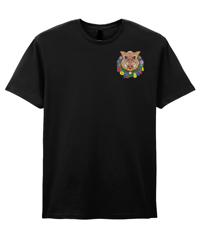 Image 1 of Hogs Ball T-shirt - Black - Dual Print 