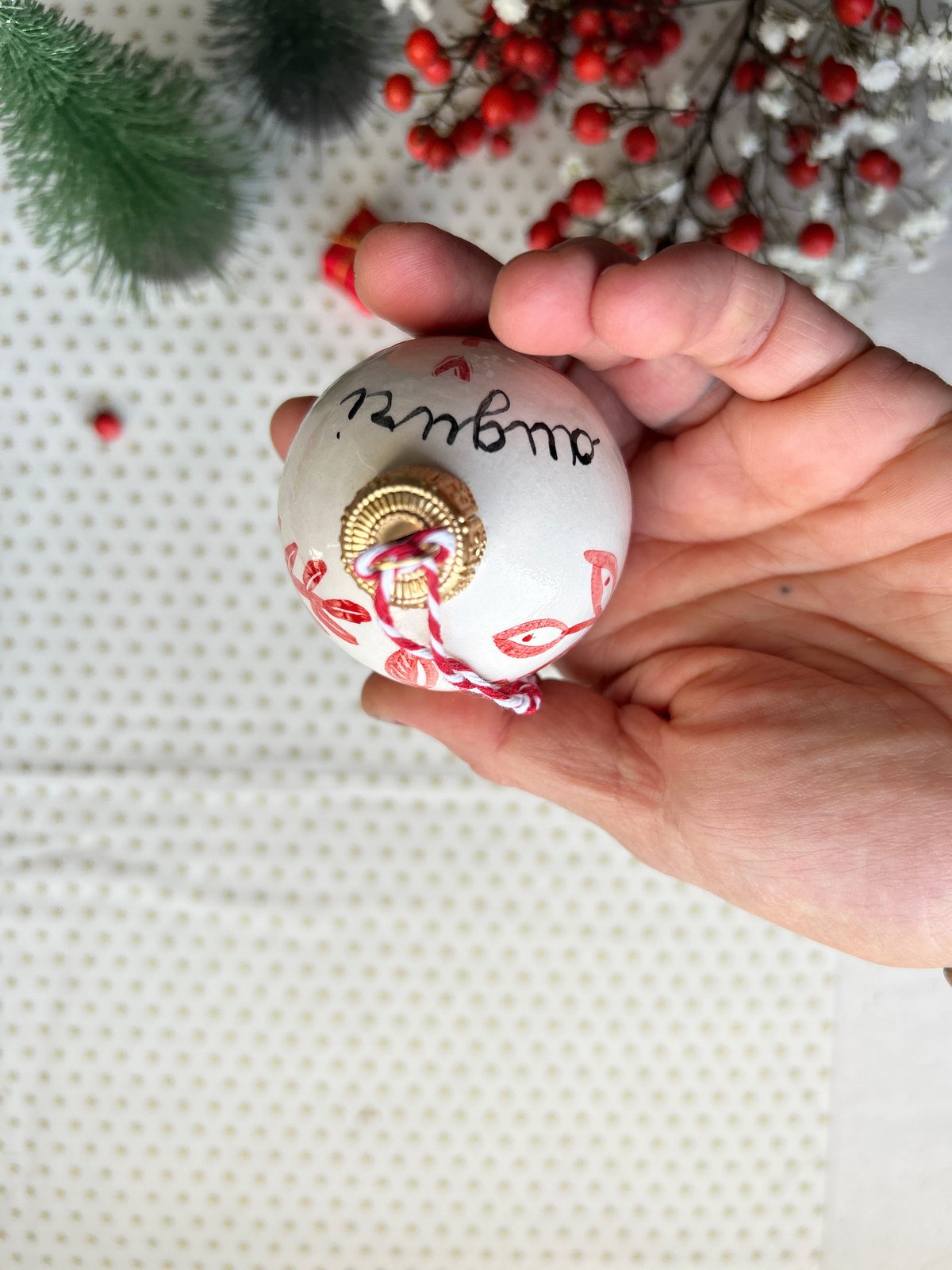 PALLINA DI NATALE - Decorazione #2 - Casetta