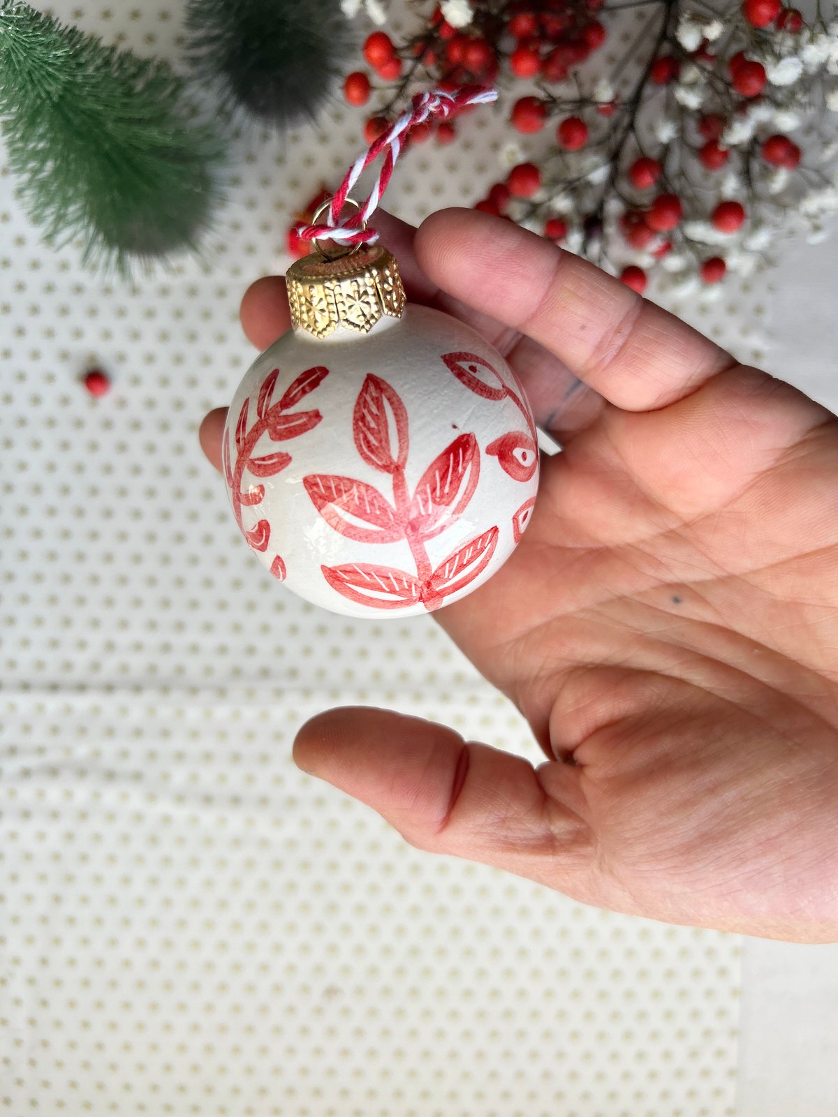 PALLINA DI NATALE - Decorazione #2 - Casetta