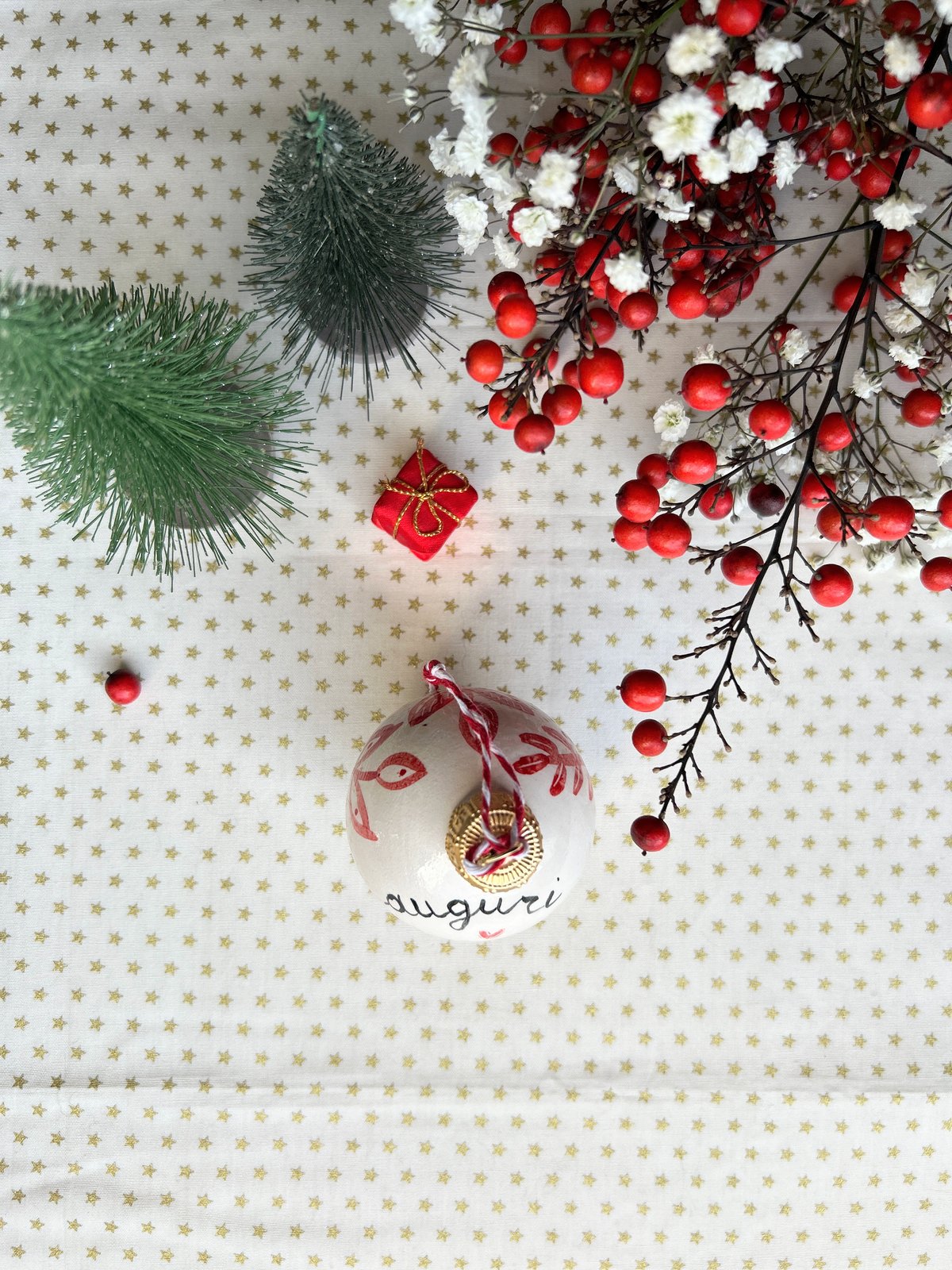 PALLINA DI NATALE - Decorazione #2 - Casetta