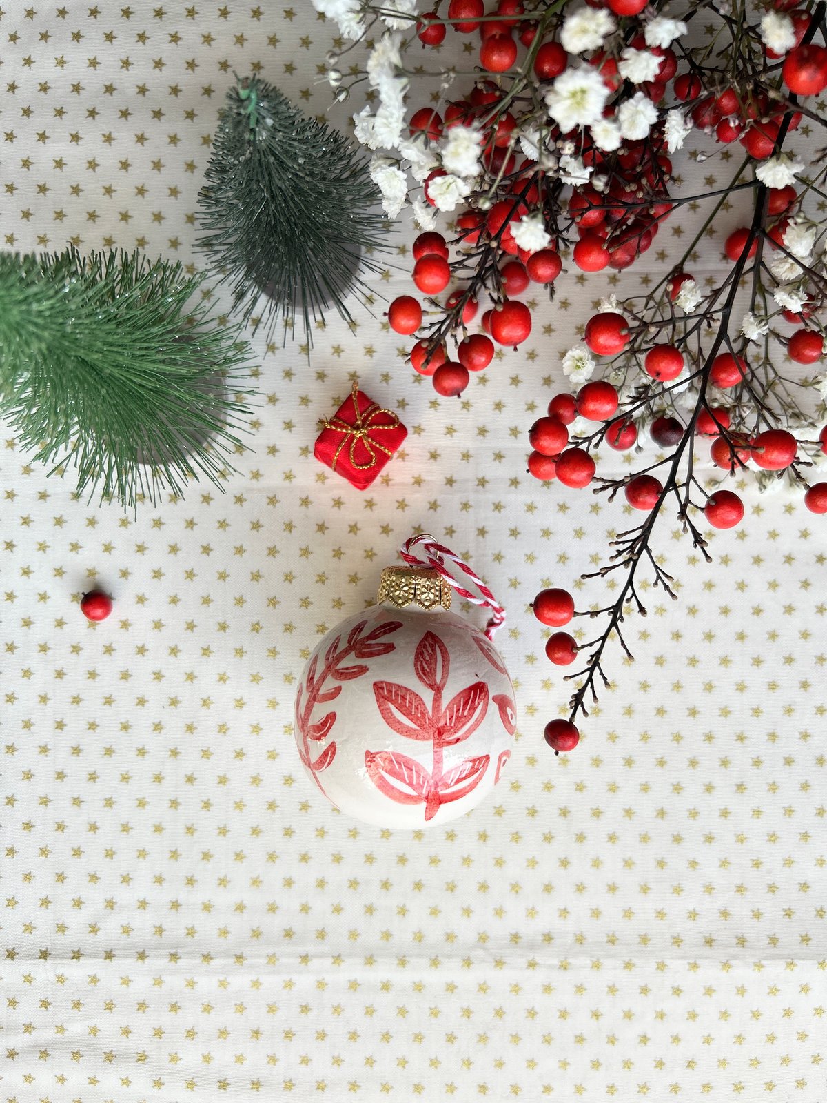 PALLINA DI NATALE - Decorazione #2 - Casetta