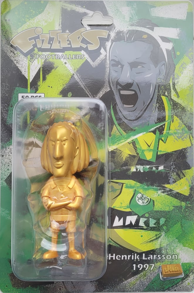Image of Henrik Larsson Gold Art Toy