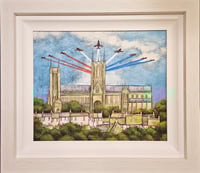 Image 2 of Dale Bowen "Red Arrows Over Lincoln Cathedral"
