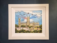 Image 3 of Dale Bowen "Red Arrows Over Lincoln Cathedral"